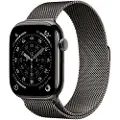 Apple Watch Series 11 Gps + Cellular 46mm Slate Titanium Case With Black Sport Band - M/l