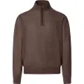 Hackett Merino Silk Halv Lynlås Sweater