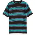 Scotch & Soda Relaxed Fit Chunky Waffle Stripe T-shirt Med Korte ærmer
