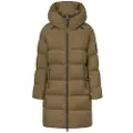 Ecoalf ECOALFtil kvinder. MCWGAJKMANLI0987W25-535 Brun Manlie-frakke (XS), Casual, Genanvendt polister, Bæredygtig