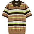 Scotch & Soda Striped Regular Fit Kortærmet Polo