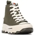Refresh Refreshtil kvinder. 17307803-KAKI Træningssko 173078 grøn (38), 3-5 cm, Blonder, Lynlås, Casual