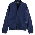Scotch & Soda Loose Fit Button Down Sweatshirt
