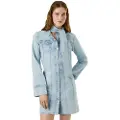 Pepe Jeans Ella Scarf Denim Kjole Med Lange ærmer