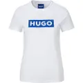 Hugo Blue Classic 10258021 Blue T-shirt Med Korte ærmer