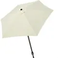 Aktive Aluminium Sekskantet Parasol Med Uv-beskyttelse Og Stang 270 Cm 38 Mm 240 Cm