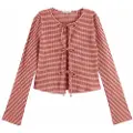 Scotch & Soda Gingham T-shirt Med Lange ærmer