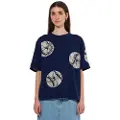 Scotch & Soda Bati Baseball Loose Fit T-shirt Med Korte ærmer