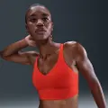 Nike Alate Medium Support Longline-sports-bh med indlæg til kvinder - rød