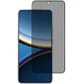 Mtp Products Xiaomi Poco F7 Pro Privacy Full Cover Skærmbeskyttelse Hærdet Glas - Sort Kant