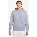 Nike Club Fleece-hættetrøje med lynlås til mænd - grå