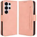 Mtp Products Samsung Galaxy S25 Ultra Kortholder Pung Etui - Pink