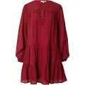 Pepe Jeans Pepe Jeanstil kvinder. PL9537696 Paule-kjole rødbrun (XL), Casual, Viscose, Lange ærmer