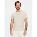 Pepe Jeans Pepe Jeanstil mænd. PM508208 Eggo N T-shirt lys beige (S), Casual, Bomuld, Korte ærmer