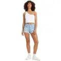 Levi's Levi'stil kvinder. 56327-0086 Shorts 501 Original Blå (30), Casual, Bomuld, Bæredygtig