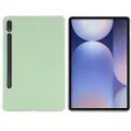 Mtp Products Samsung Galaxy Tab S10 Ultra Liquid Silikone Cover med Strop - Grøn