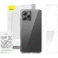 Baseus Etui Baseus Crystal Series til iPhone 11 pro max (klar) + hærdet glas + rengøringssæt