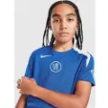 Nike Kortærmet Chelsea FC Strike Third Nike Dri-FIT Total 90-fodboldtrøje til større børn - blå