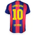 FC Barcelona 25/26 Lamine Yamal Hjem Junior T-shirt Med Korte ærmer