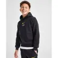 Nike Sportswear Club Fleece-hættetrøje til større børn (drenge) - sort