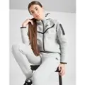 Nike Sportswear Tech Fleece-hættetrøje med fuld lynlås til piger - grå
