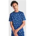 Nike Kortærmet Nike Multi Dri-FIT-overdel til større børn (drenge) - blå