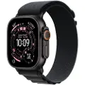 Apple Watch Ultra 3 Gps + Cellular 49mm Black Titanium Case With Black Alpine Loop - Large