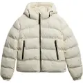 Superdry Superdrytil kvinder. W5011996A Sports Puffer Coat hvid (XL), Casual, Polyester
