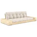 Karup - Base Sovesofa m. 2 sidebokse Tre-personers - Hvid - Sovesofaer - - Homeroom
