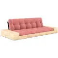 Karup - Base Sovesofa m. 2 sidebokse Tre-personers - Rosa - Sovesofaer - - Homeroom