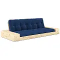 Karup - Base Sovesofa m. 2 sidebokse Tre-personers - Blå - Sovesofaer - - Homeroom