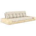 Karup - Base Sovesofa m. 2 sidebokse Tre-personers - Hvid - Sovesofaer - - Homeroom