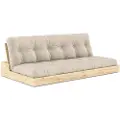 Karup - Base Sovesofa Tre-sæders - Beige - Sovesofaer - - Homeroom