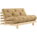 Karup - Sovesofa Roots 140 Rå bund - Beige - Sovesofaer - - Homeroom