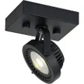 QAZQA Moderne overflademonteret spotlight sort inkl. dæmpbar LED - Apollo