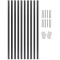 Vevor Metal Landskabskant, 10 pakker 60 tommer rustbestandig aluminiumslegering landskabskant, bøjelig havekant, kraftig plænekanthegn til blomsterbed, havesti