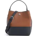 Ralph Lauren Lauren Ralph Laurentil kvinder. 431974556002 Reese lille tofarvet taske i brunt læder (OSFA), Casual