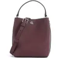 Ralph Lauren Lauren Ralph Laurentil kvinder. 431969365008 Reese lille rødbrun crossbody-taske i læder (OSFA), Casual