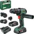 Bosch 18v-80 Qs + 2 Bat 2.5ah Slagskruetrækker