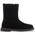 Birkenstock Birkenstocktil kvinder. 1030242 Uppsala Zip Shearling Leather Ankle Boots sort (37), Læder, Fast, Lynlås, Casual