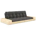 Karup - Base Sovesofa m. 2 sidebokse Tre-personers - Sort - Sovesofaer - - Homeroom
