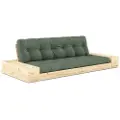 Karup - Base Sovesofa m. 2 sidebokse Tre-personers - Grøn - Sovesofaer - - Homeroom