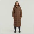 G-Star G-Startil kvinder. D26963-D518-H386 Whistler Long Puffer Coat brun (M), Casual, Polyester