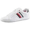 Tommy Hilfiger Tommy Hilfigertil mænd. FM0FM04921 Cupsole læder sneakers hvid (44), Fast, Blonder, Casual