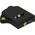 Manfrotto 394 Quick Adaptor "low Profile" Kamerastativ Sort