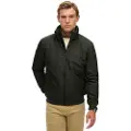 Superdry Superdrytil mænd. M5012258A City Harrington-jakke grøn (XL), Casual, Polyester