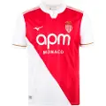 Mizuno As Monaco 25/26 Hjem T-shirt Med Korte ærmer