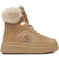 Blauer Blauertil kvinder. F5EMERY01 Emery beige ankelstøvler i læder (38), Brun, 1-3 cm, Blonder, Casual