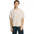 Pepe Jeans Pepe Jeanstil mænd. PM509773 Duster beige T-shirt (M), Casual, Bomuld, Korte ærmer, Bæredygtig