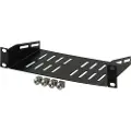Deltaco 10" Shelf 1u Black